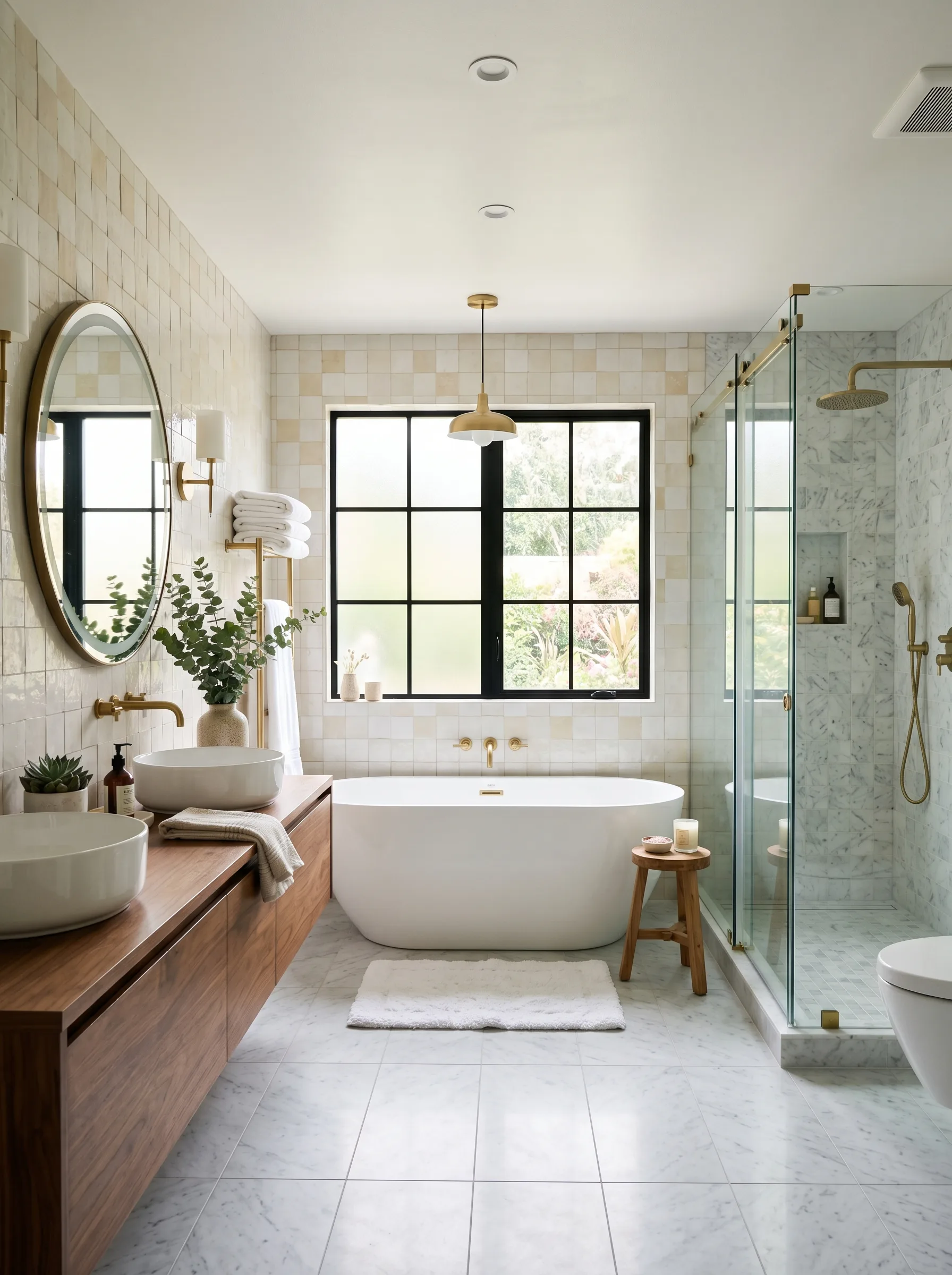 Banheiro estilo spa